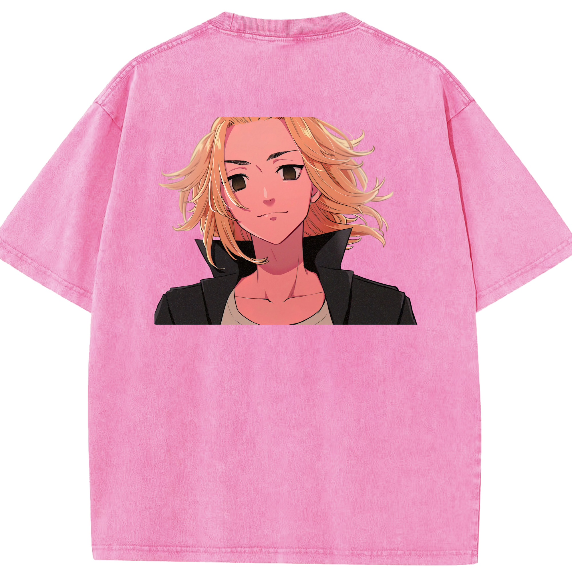 （画像用） 東京リベンジャーズ Tokyo Revengers 綿100% ヴィンテージ風 半袖Tシャツ（背面プリント）